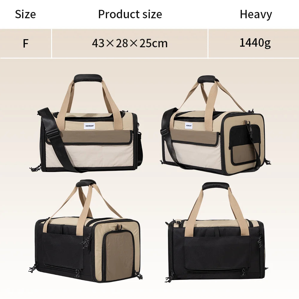 Cat Carrier Bag Soft Breathable Side Shoulder Bag