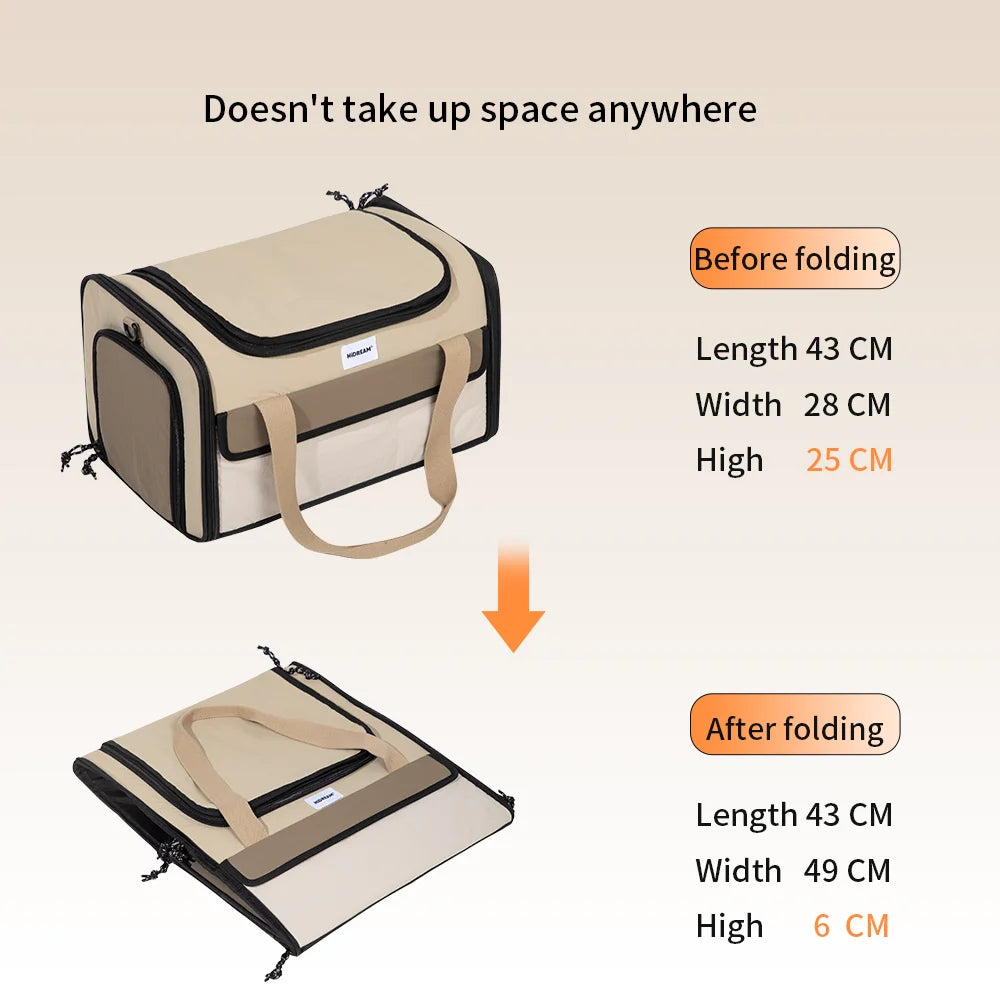 Cat Carrier Bag Soft Breathable Side Shoulder Bag