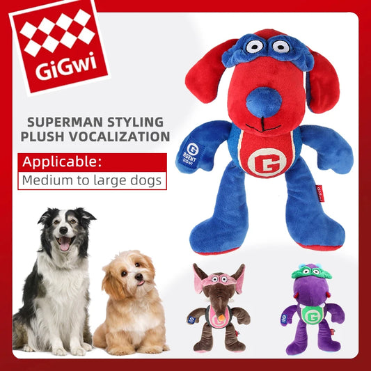 Dog Toy Super Series Sound Paper Molar Teeth Sounding Plush Washable Outdoor Play