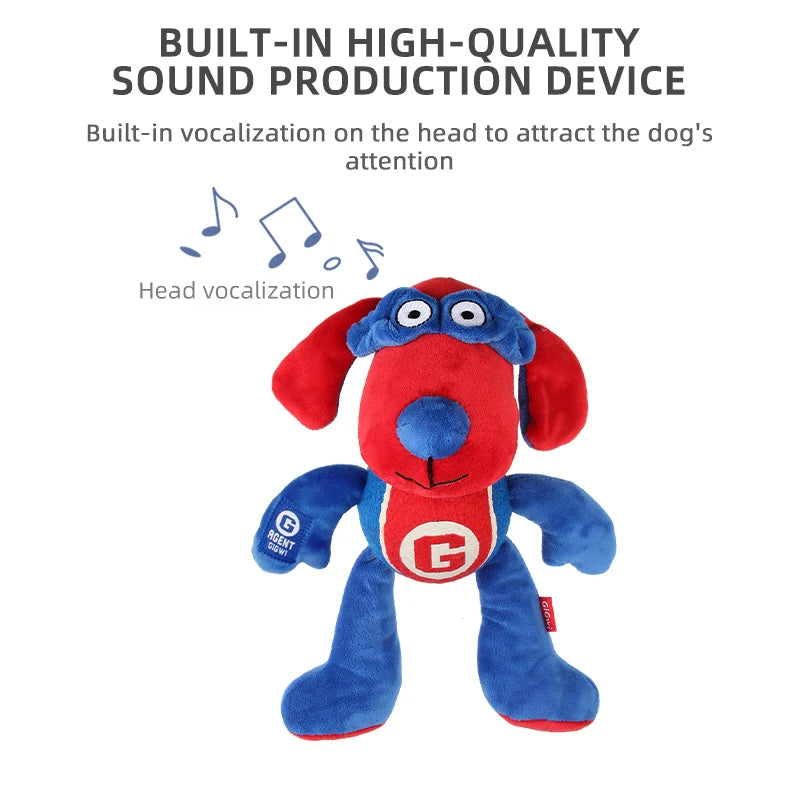 Dog Toy Super Series Sound Paper Molar Teeth Sounding Plush Washable Outdoor Play